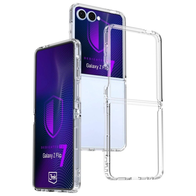 Capa 3MK Armor para Samsung Galaxy Z Flip7, Transparente