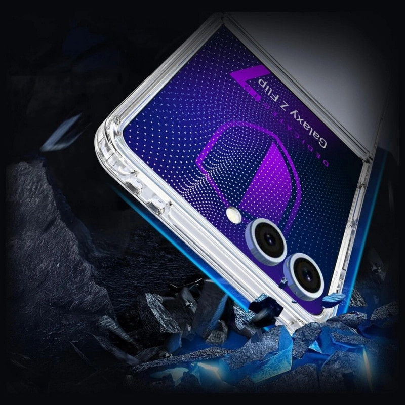 Capa 3MK Armor para Samsung Galaxy Z Flip7, Transparente