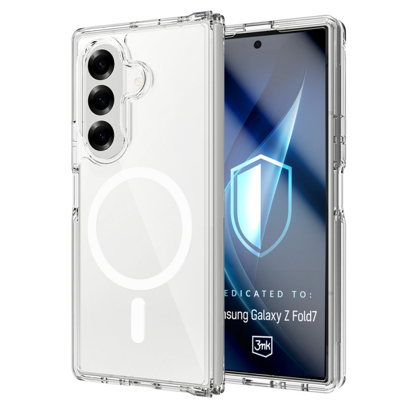 3MK Armor MagCase para Samsung Galaxy Z Fold7, Transparente