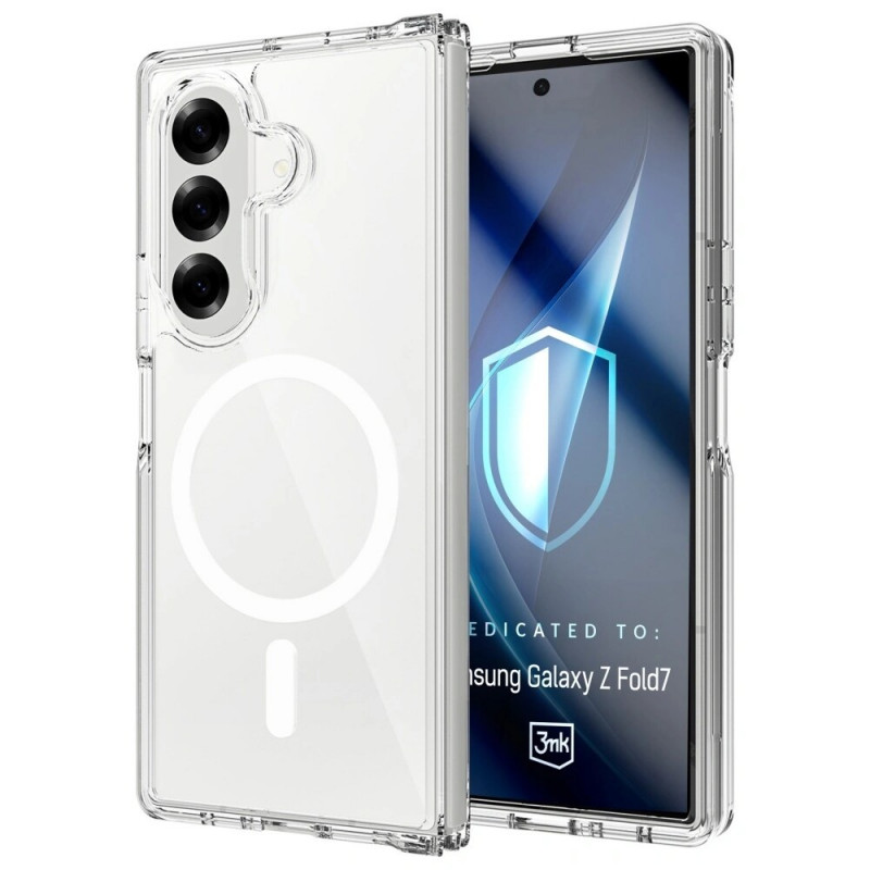 3MK Armor MagCase para Samsung Galaxy Z Fold7, Transparente