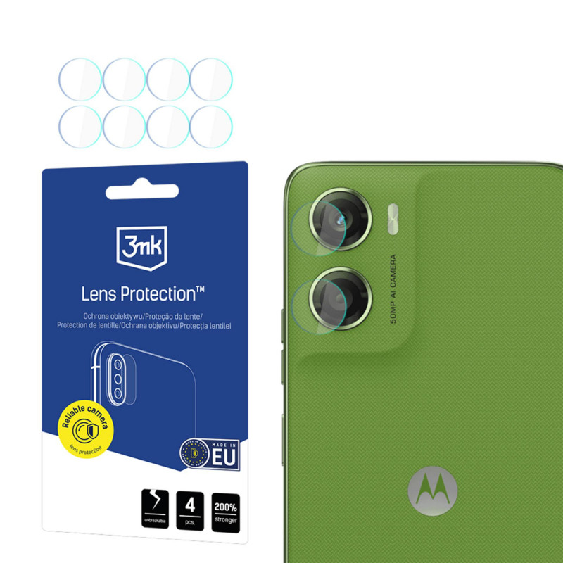 Protetor de lentes da câmara 3MK Lens Protection para Motorola Moto G06 / Moto G06 Power (4 un.)