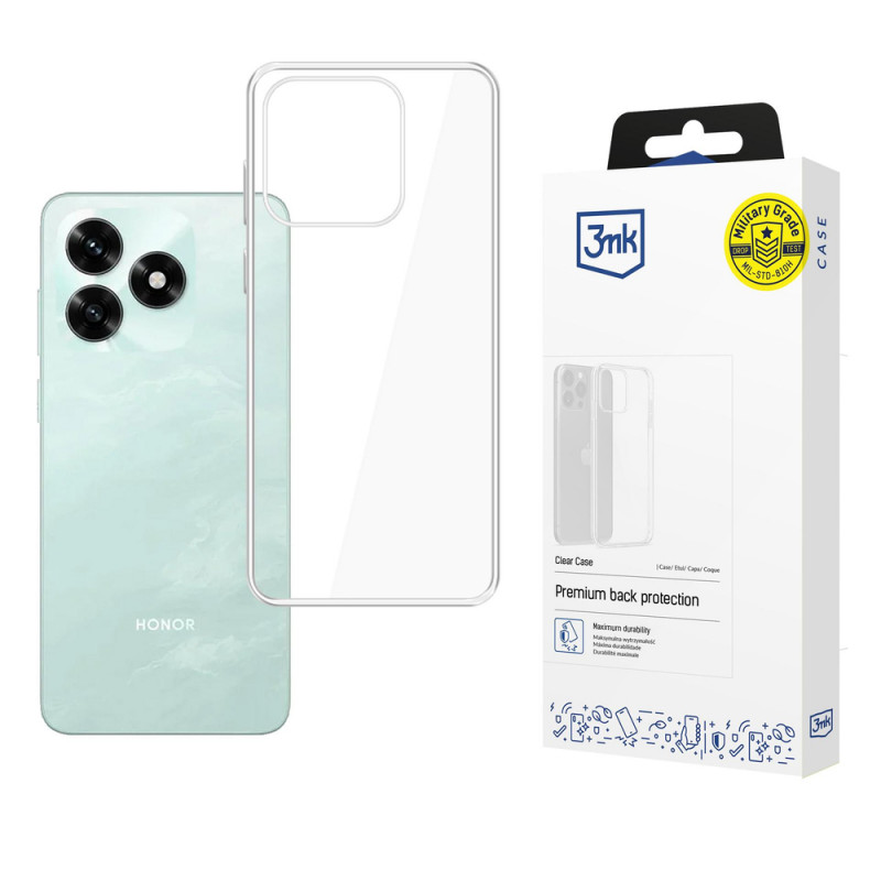 3MK Clear Case para Honor X5C Plus 4G, transparente
