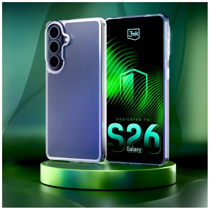 Capa 3MK Armor para Samsung Galaxy S26, transparente