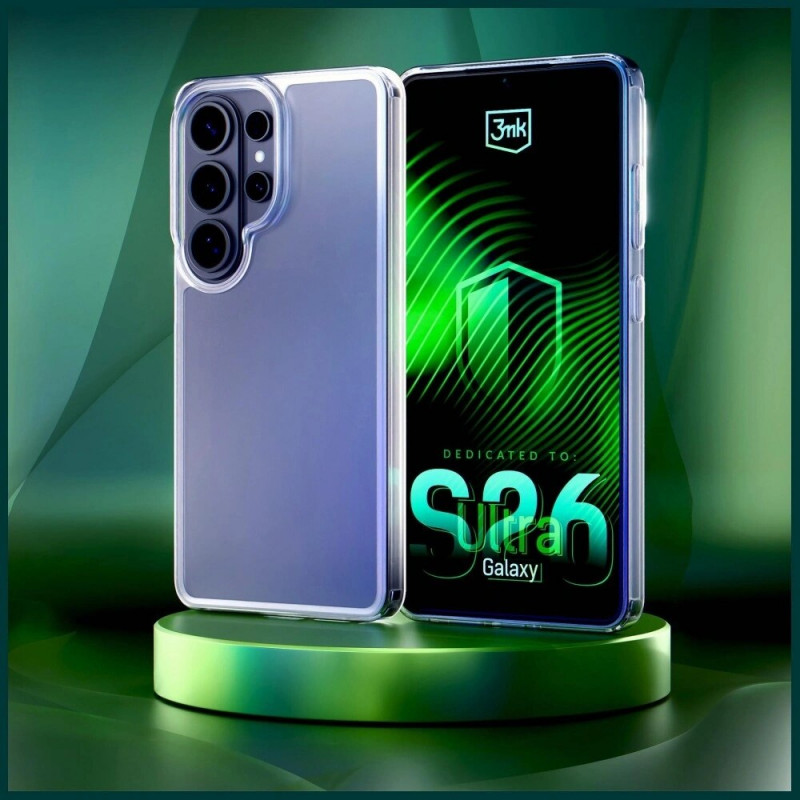 Capa 3MK Armor para Samsung Galaxy S26 Ultra, transparente