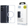 Capa protetora 3mk Just20g MagCase Samsung Galaxy S26, transparente