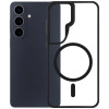 Capa protetora 3mk Satin Armor MagCase para Samsung Galaxy S26+, preta