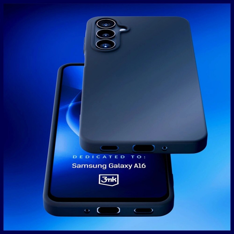 Capa protetora 3mk Matt Case Redmi 15C 4G / 5G (173 mm), preta