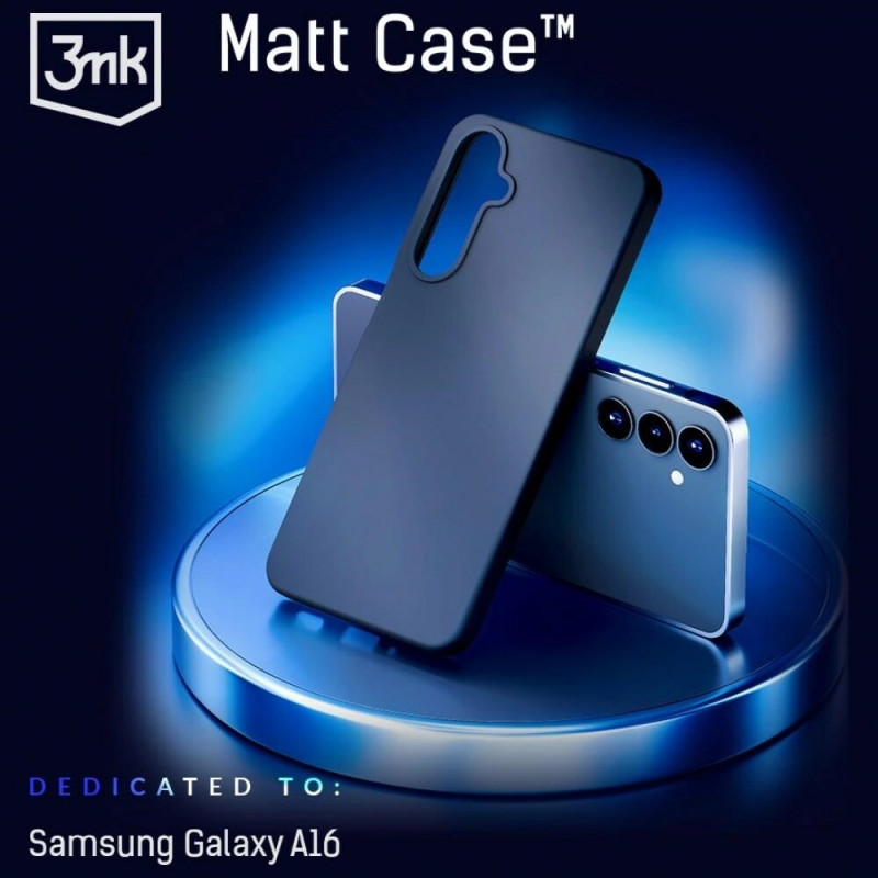 Capa protetora 3mk Matt Case Redmi 15C 4G / 5G (173 mm), preta