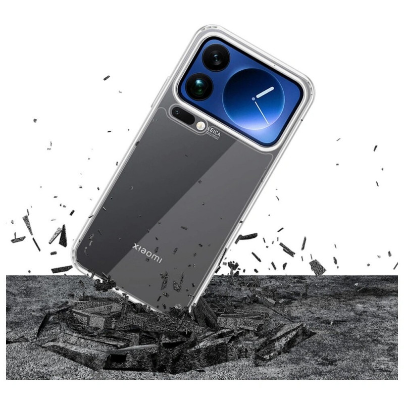 Capa protetora 3mk Armor Case Xiaomi 17 Pro, transparente