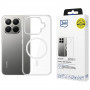 Capa para smartphone 3MK Armor MagCase Xiaomi 15T Pro 5G, transparente