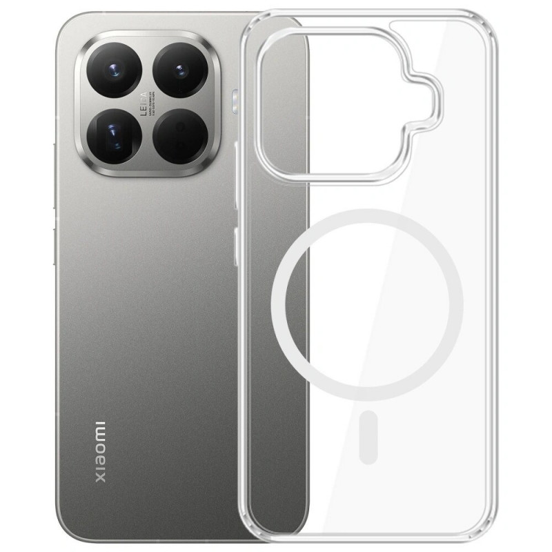 Capa para smartphone 3MK Armor MagCase Xiaomi 15T Pro 5G, transparente