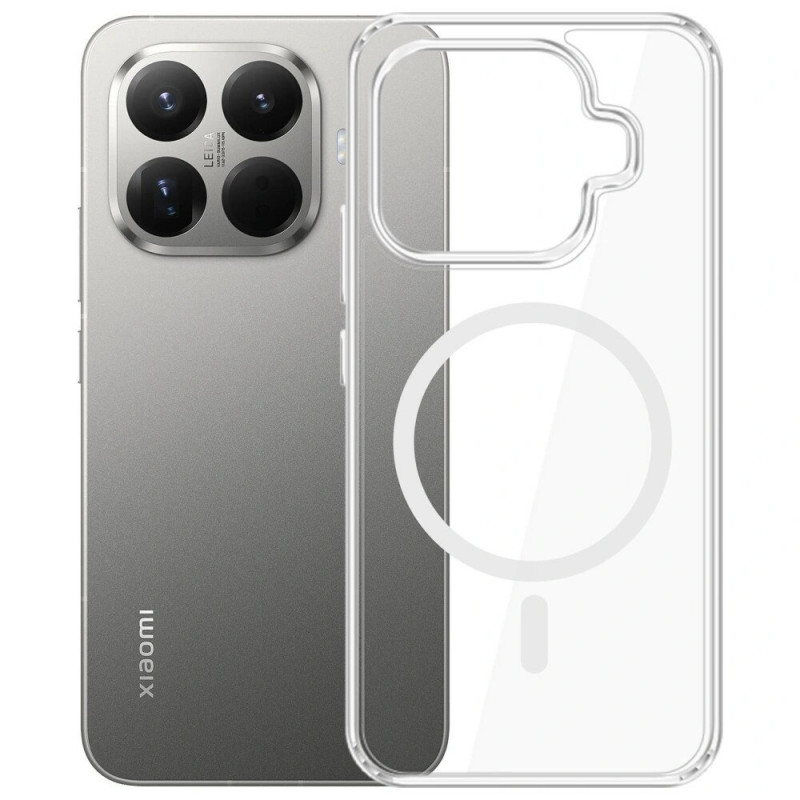 Capa para smartphone 3MK Armor MagCase Xiaomi 15T Pro 5G, transparente