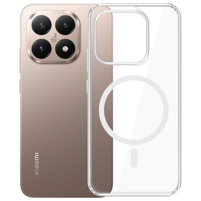 Capa para smartphone 3MK Armor MagCase Xiaomi 15T 5G, transparente