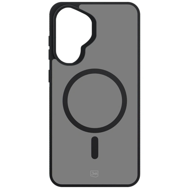 Capa para smartphone 3MK Smoke MagCase Samsung Galaxy A37, preto fumado