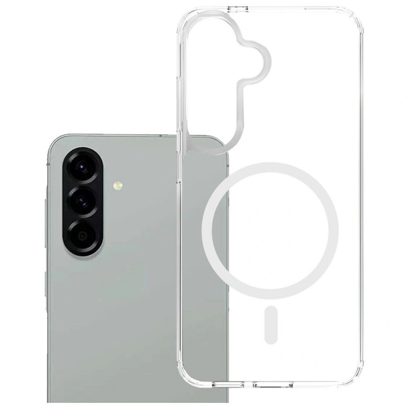 Capa para smartphone 3MK Armor MagCase Samsung Galaxy A57, transparente