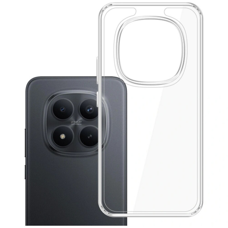 Capa 3MK Armor Case para Xiaomi Redmi Note 15 Pro+ 5G, transparente