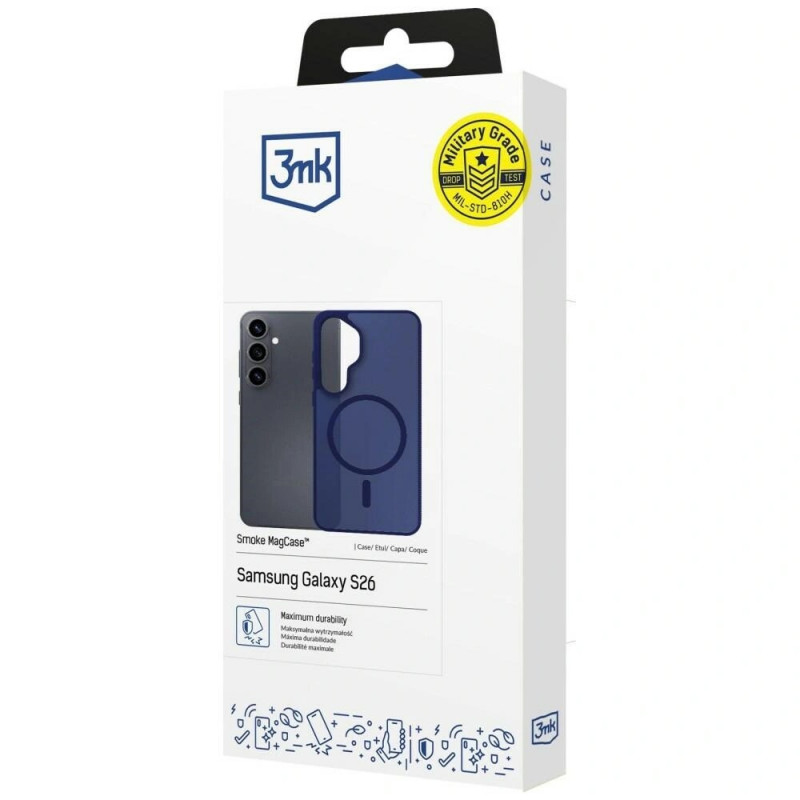 3MK Smoke MagCase para Samsung Galaxy S26, azul