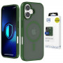 3MK Smoke MagCase para Apple iPhone 16 Pro, verde
