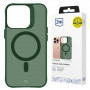 3MK Smoke MagCase para Apple iPhone 16 Pro Max, verde