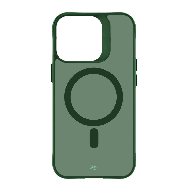 3MK Smoke MagCase para Apple iPhone 16 Pro Max, verde