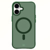 3MK Smoke MagCase para Apple iPhone 16, verde