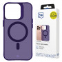 3MK Smoke MagCase para Apple iPhone 16 Pro Max, roxo