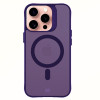 3MK Smoke MagCase para Apple iPhone 16 Pro Max, roxo