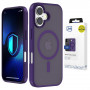 3MK Smoke MagCase para Apple iPhone 16, roxo
