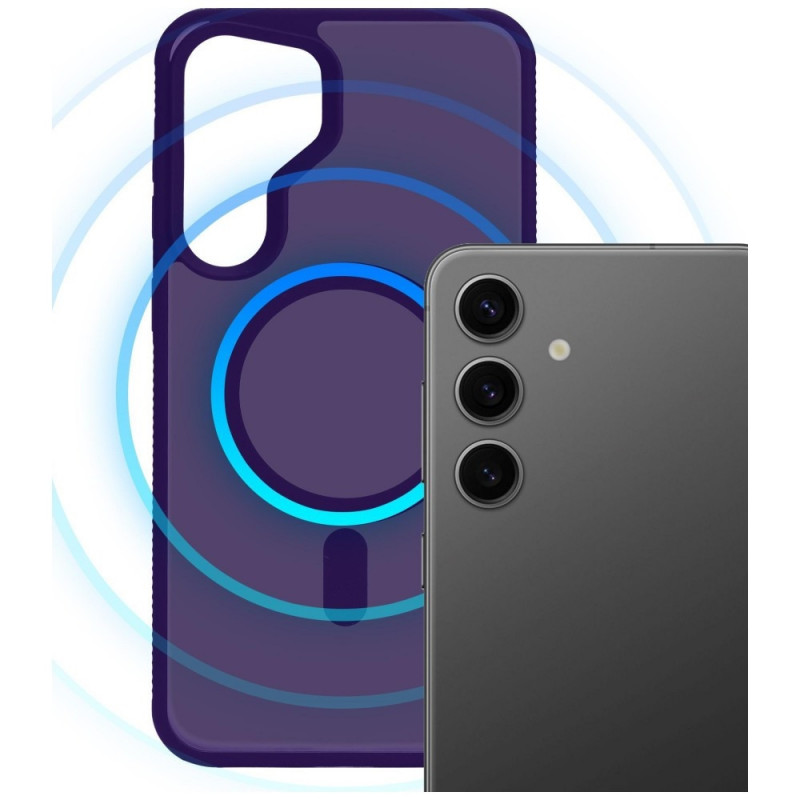 3MK Smoke MagCase para Samsung Galaxy S25, roxo