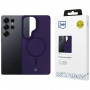 3MK Smoke MagCase para Samsung Galaxy S25 Ultra, roxo