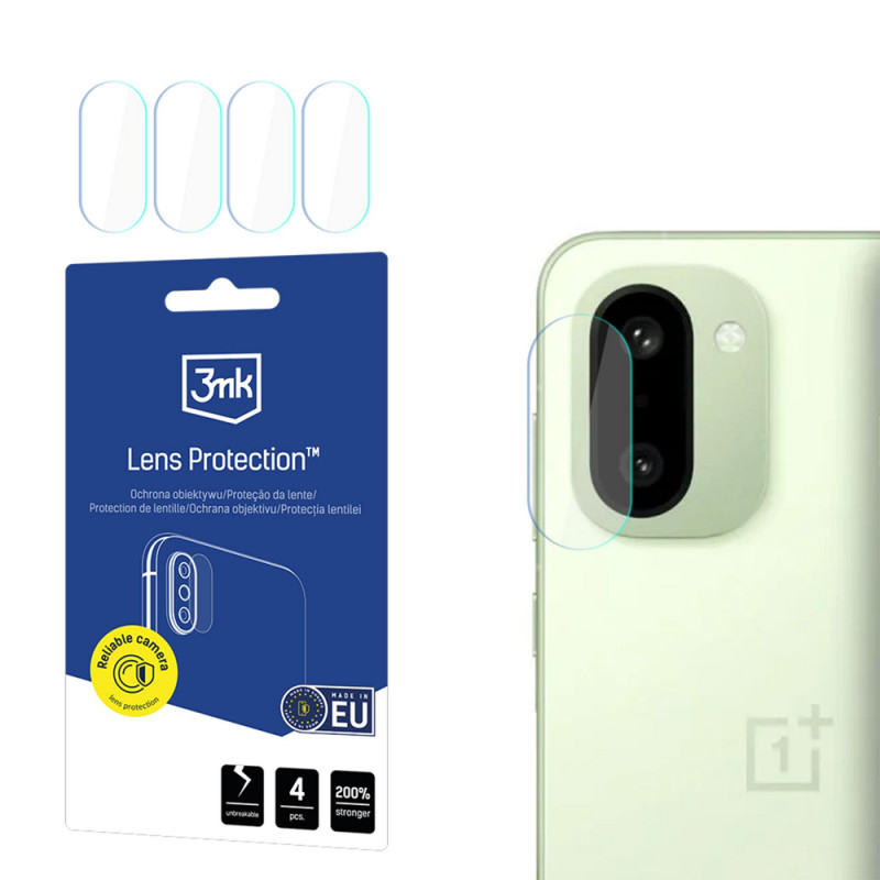 Protetor de lentes de câmara 3MK Lens Protection para OnePlus 15R (4 un.)