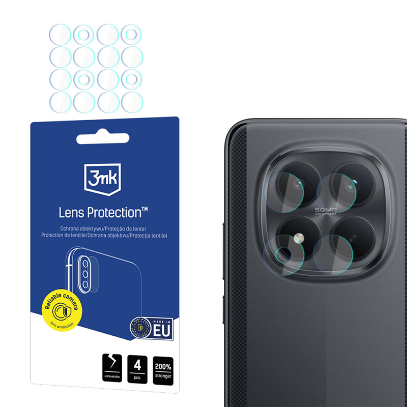 Protetor de lentes de câmara 3MK Lens Protection para Xiaomi Poco M8 Pro 5G (4 un.)