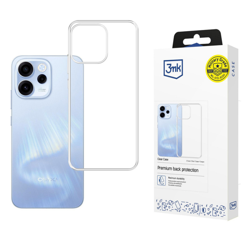 Capa transparente 3MK Clear Case para Oppo Reno 15 5G (CPH2825)