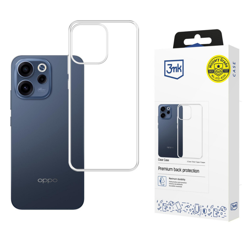 Capa transparente 3MK Clear Case para Oppo Reno 15 F 5G / Reno 15 FS 5G (CPH2801)
