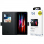 Capa com carteira 3MK para Realme C71, preta