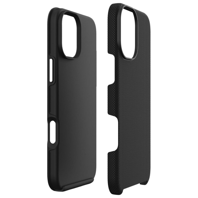 Capa para smartphone 3MK Fortis MagCase Apple iPhone 16, preta