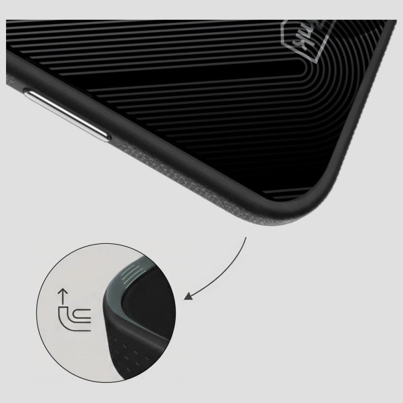 Capa para smartphone 3MK Fortis MagCase Apple iPhone 16, preta