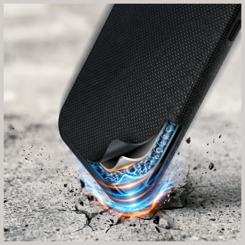 Capa para smartphone 3MK Fortis MagCase Apple iPhone 16 Pro, preta