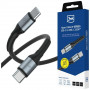 Cabo 3MK Hyper Cable N-SERIES USB-C para USB-C, 1,5 m, 100 W, preto