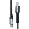 Cabo 3MK Hyper Cable N-SERIES USB-C para USB-C, 3 m, 240 W, preto
