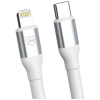 Cabo 3MK Hyper Cable N-SERIES USB-C para Lightning, 2 m, 27 W, branco