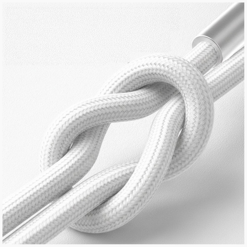 Cabo 3MK Hyper Cable N-SERIES USB-C para Lightning, 1 m, 27 W, branco