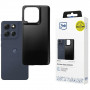 Capa 3MK Matt para Motorola Moto G86 Power, preta