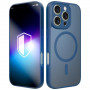 Capa 3MK Misty MagCase para Apple iPhone 16 Pro Max, azul