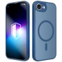 Capa 3MK Misty MagCase para Apple iPhone 16e / iPhone 17e, azul