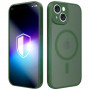 Capa 3MK Misty MagCase para Apple iPhone 14, verde