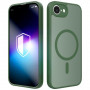 Capa magnética 3MK Misty MagCase para Apple iPhone 16e / 17e, verde