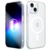Capa magnética 3MK Misty MagCase para Apple iPhone 14, branca