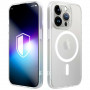 Capa para smartphone 3MK Misty MagCase Apple iPhone 15 Pro, compatível com MagSafe, branca