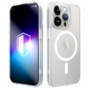 Capa para smartphone 3MK Misty MagCase Apple iPhone 15 Pro Max, compatível com MagSafe, branca